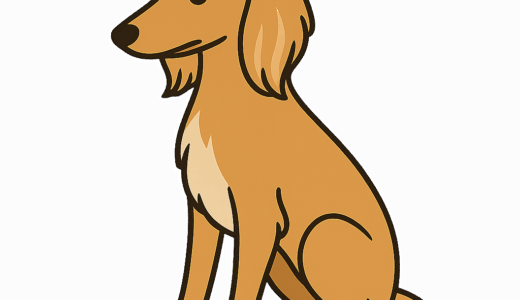 サルーキのイラスト