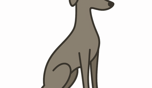 グレイハウンドのイラスト