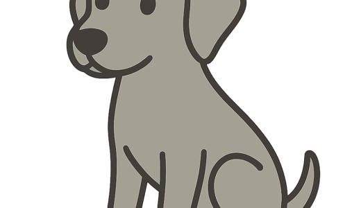 ワイマラナーのイラスト