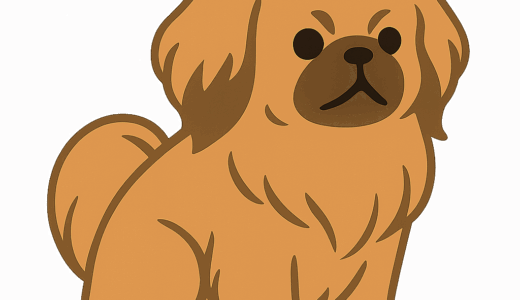 ペキニーズのイラスト