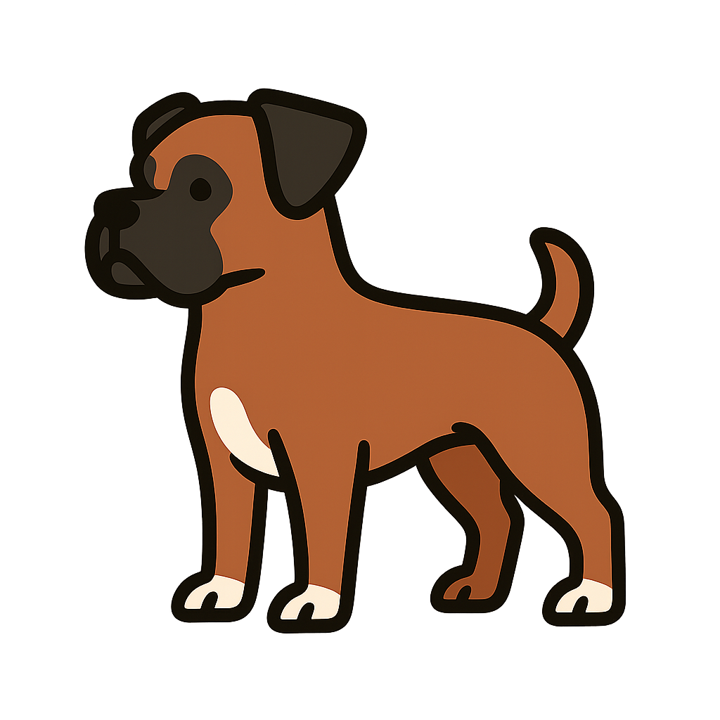 ボクサーのフリーイラストです