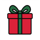 プレゼントボックスのフリーイラスト