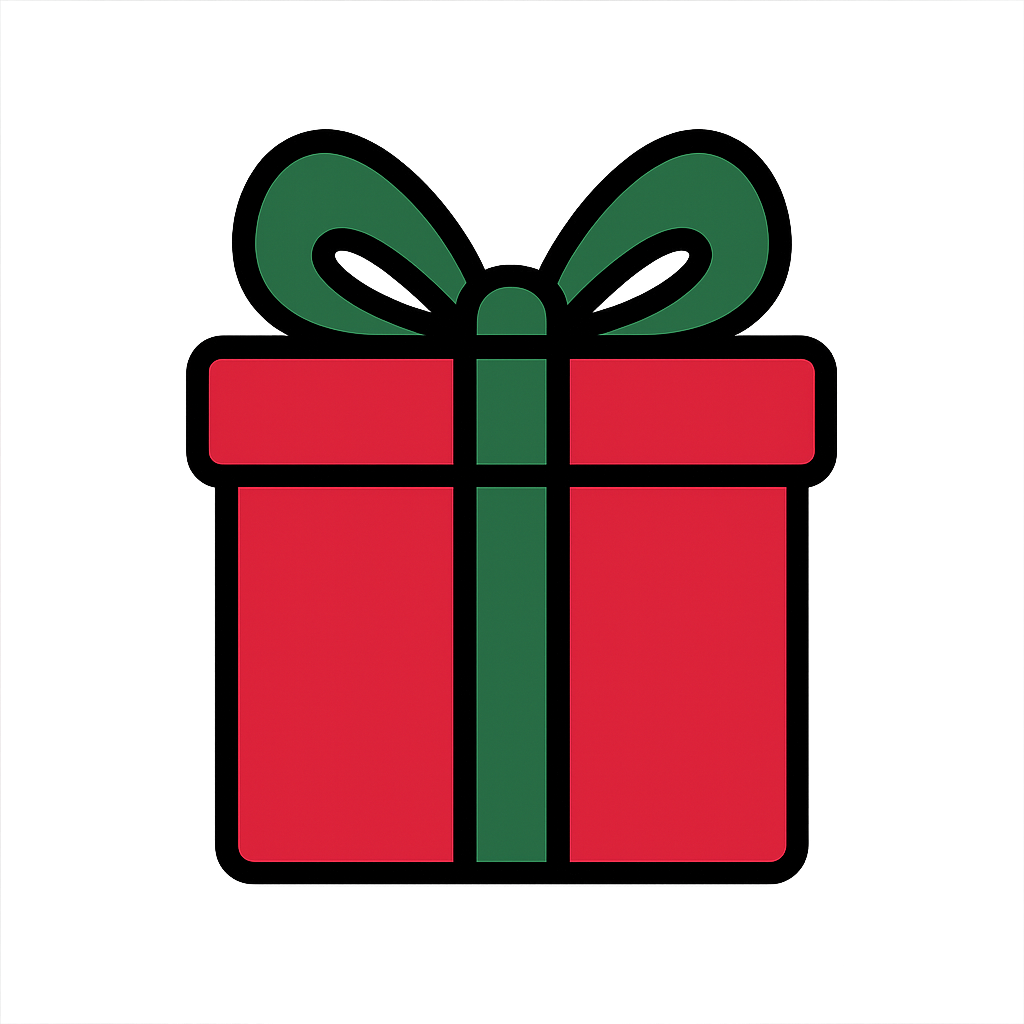 プレゼントボックスのフリーイラスト