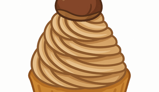 モンブランのイラスト