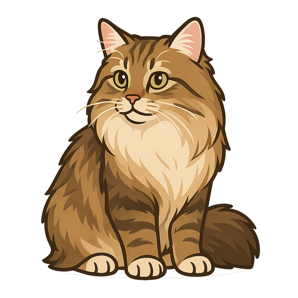 サイベリアンのフリーイラストです！