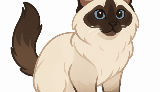 ラグドールのイラスト