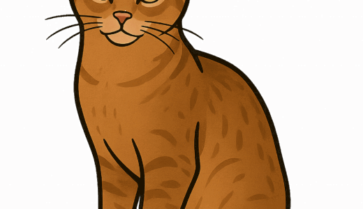 アビシニアンのイラスト