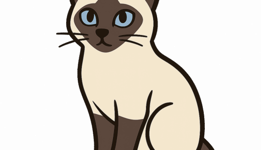 サイアミーズのイラスト