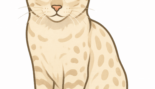 ベンガルスノーのイラスト