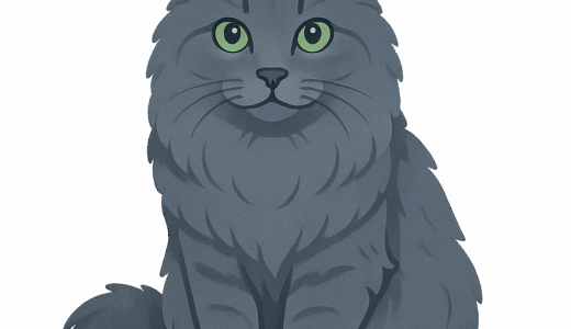 サイベリアンブルーのイラスト