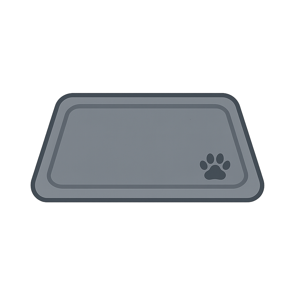 犬用各種「マット」のフリーイラストです