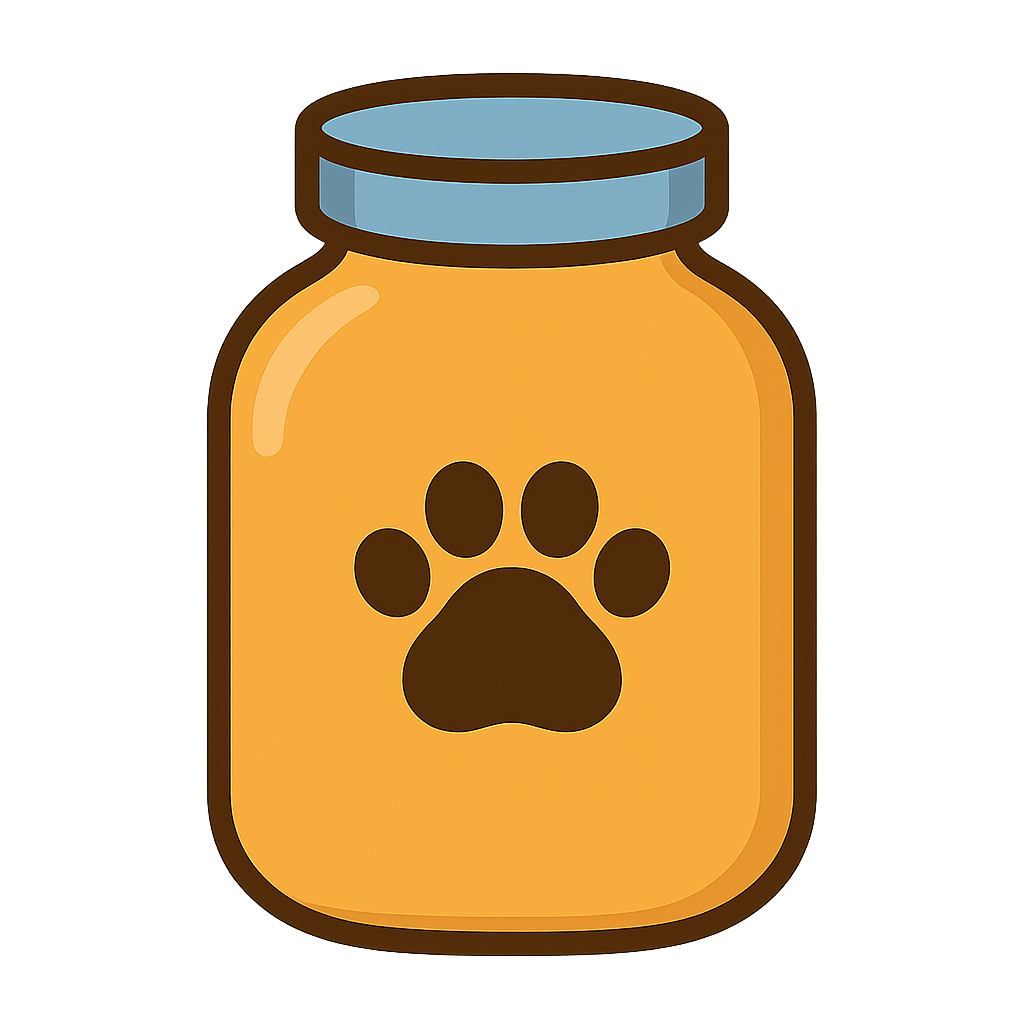 犬用「容器」をイメージしたフリーイラストです