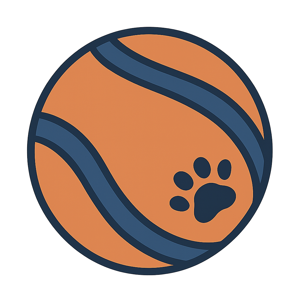 犬用「ボール」のフリーイラストです