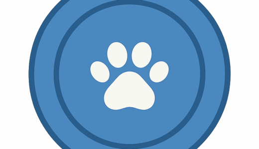 犬用「フリスビー」のイラスト