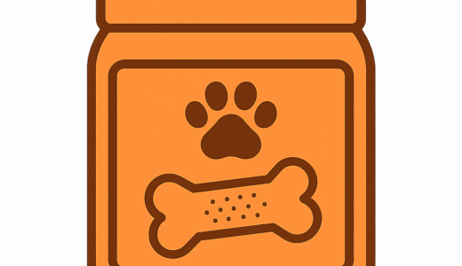 犬用「容器」のイラスト