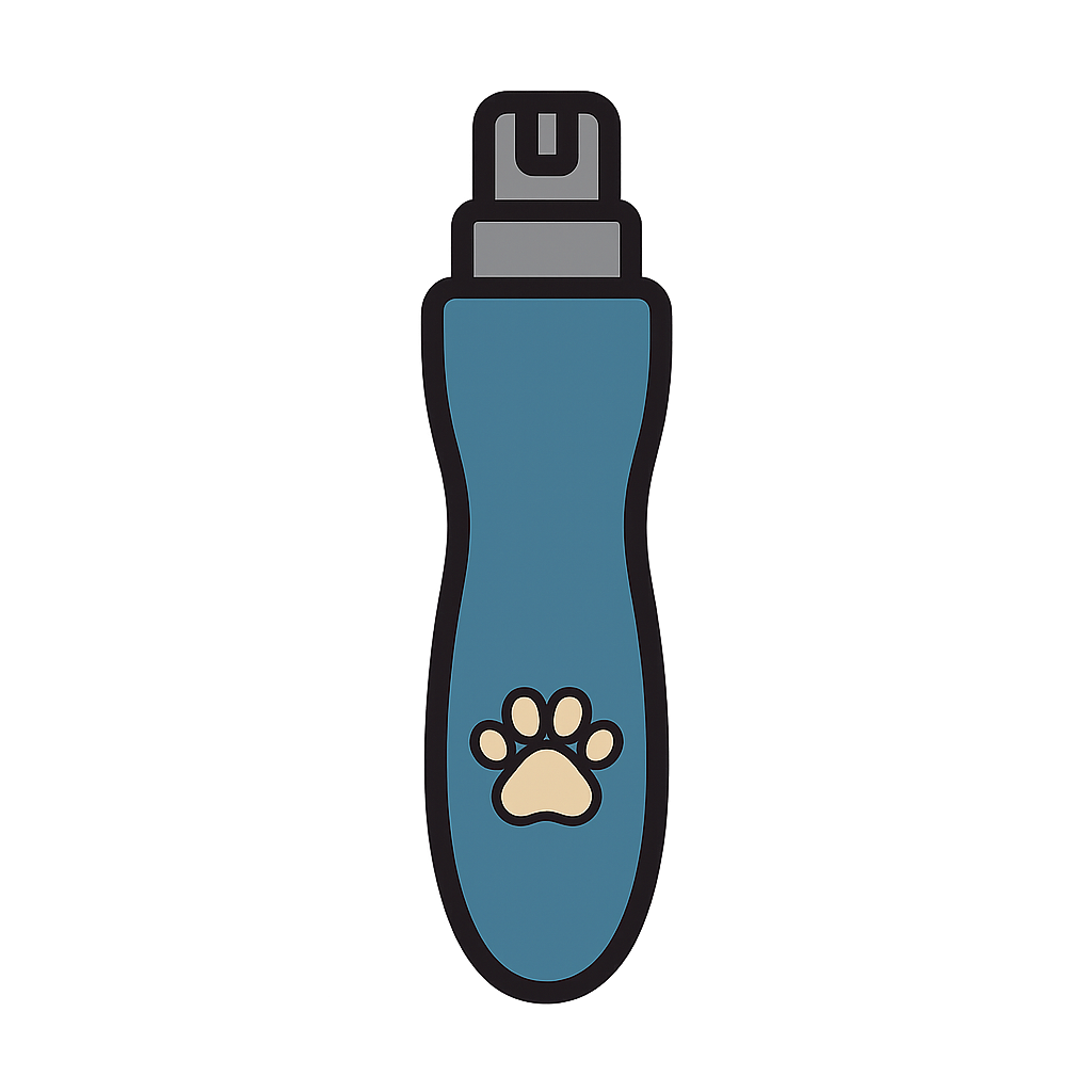 犬用「爪やすり」のフリーイラストです