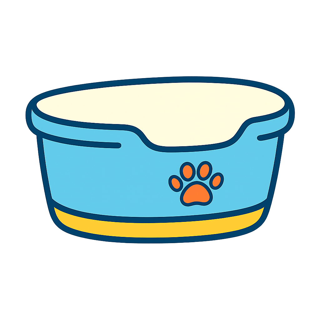 ドッグバスのフリーイラストです