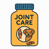 犬用関節ケアサプリのフリーイラストです！