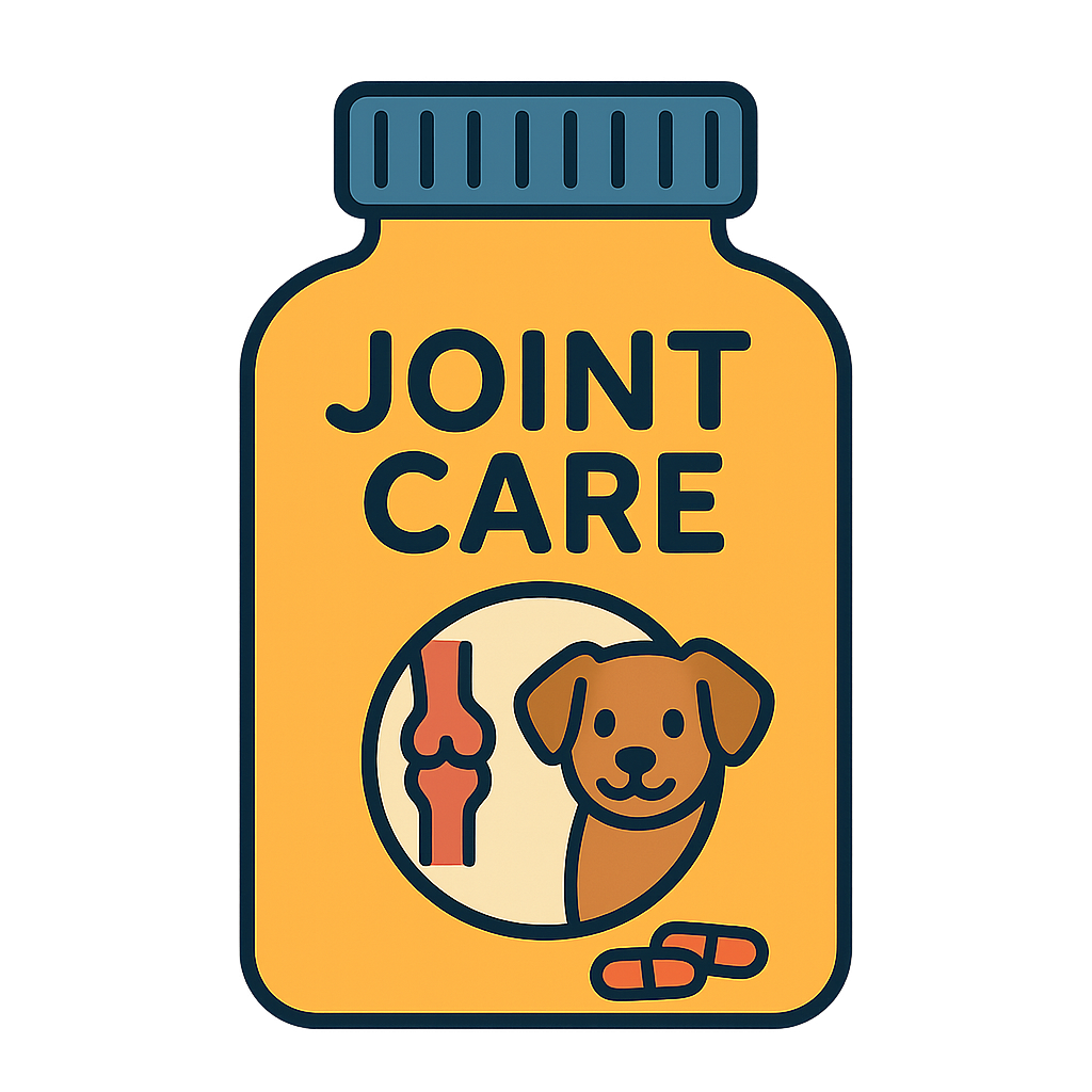 犬用関節ケアサプリのフリーイラストです！