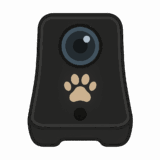 犬用ペットカメラのフリーイラストです