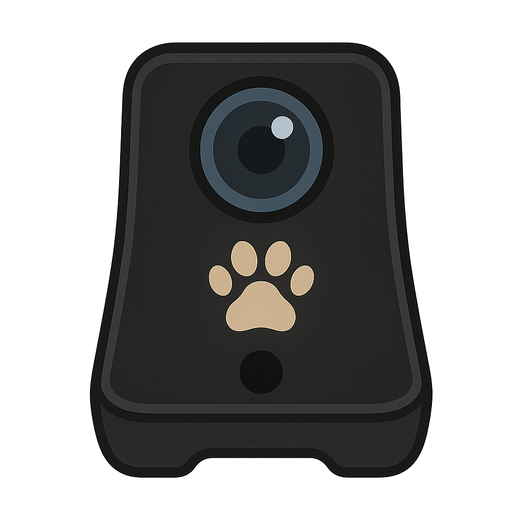 犬用ペットカメラのフリーイラストです
