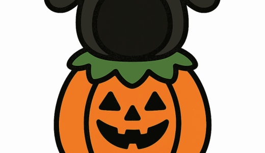 犬用ハロウィンコスチュームのイラスト