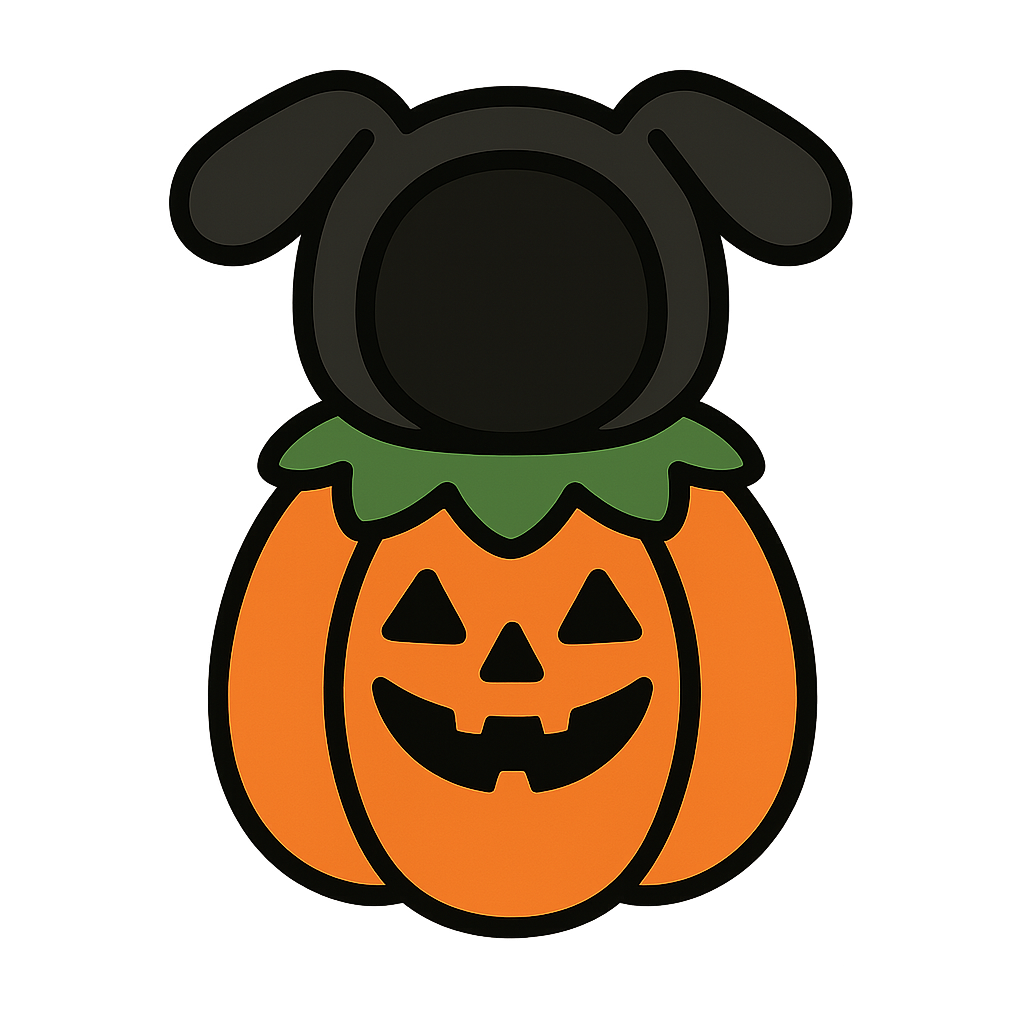 犬用ハロウィンコスチュームのフリーイラストです