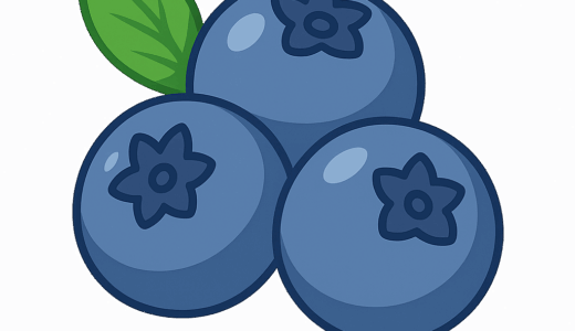 ブルーベリーのイラスト