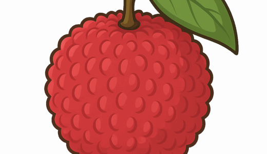 ライチのイラスト