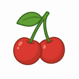 さくらんぼのイラストです（背景透過PNG）