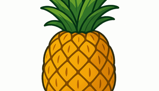 パイナップルのイラスト