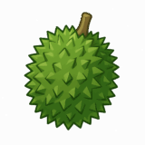 ドリアンのイラストです（背景透過png）