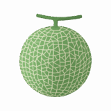 メロンのイラストです（背景透過png）