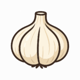 にんにくのイラストです（背景透過png）