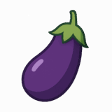 なすのイラスト（背景透過png）