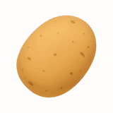 じゃがいものイラストです（背景透過png）