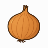 玉ねぎのイラストです（背景透過png）
