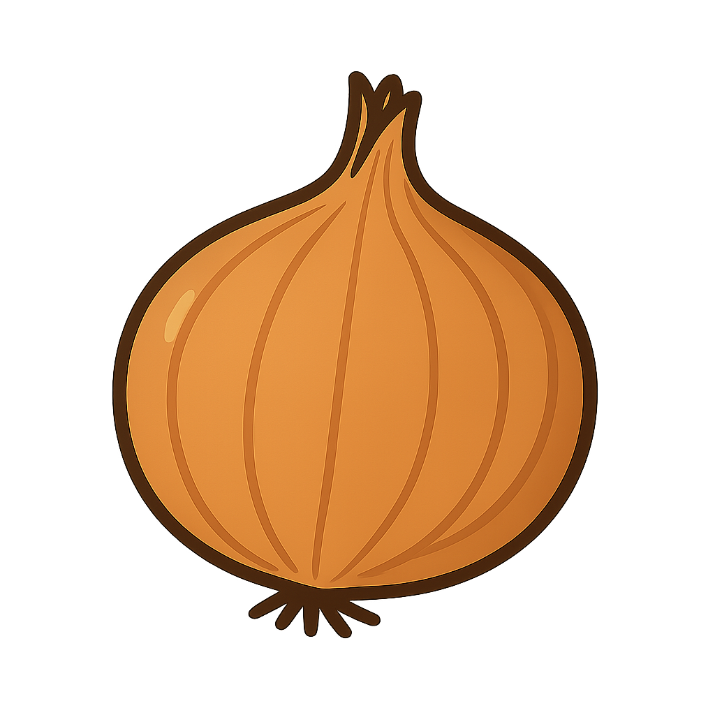 玉ねぎのイラストです（背景透過png）